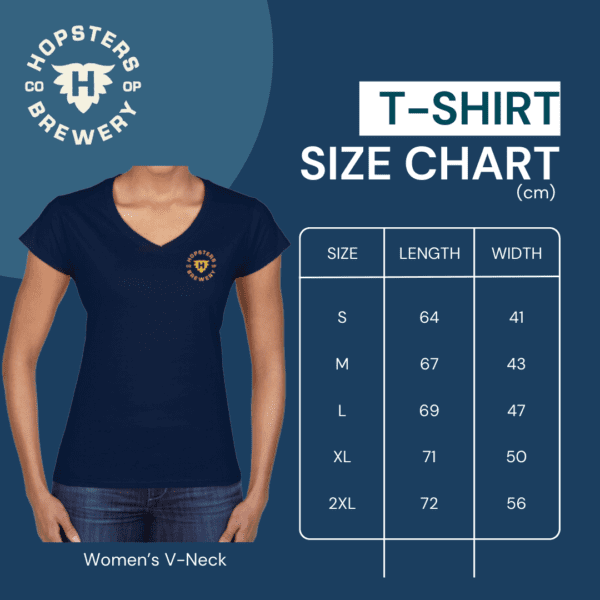 Hopsters Womens V-Neck - Image 3